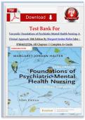 Test Bank for Varcarolis&rsquo; Foundations of Psychiatric-Mental Health Nursing&colon; A Clinical Approach&comma; 10th Edition by Margaret Jordan Halter &vert; ISBN 9780443127236 &vert; All Chapters &vert; A&plus;