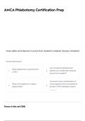 AMCA Phlebotomy Certification Prep &ndash; 8 Files Merged