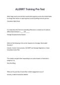 ALERRT Training Pre-Test &ndash; Practice Questions & Review