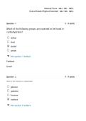 BIOL 240 Homework Quiz 4 &vert; Score 100&sol;100 &vert; American Public University 
