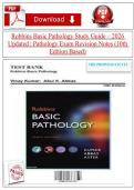 Robbins Basic Pathology Study Guide &ndash; 2026 Updated &vert; General & Systemic Pathology Exam Review