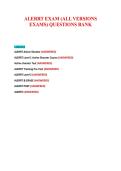 ALERRT Exam &lpar;All Versions&rpar; &ndash; Complete Questions Bank