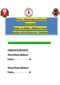 NR 509 &sol; NR509 Advanced Physical Assessment Week 1 Midterm Exam Questions with Verified Answers