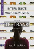 Test Bank for Intermediate microeconomics 9th Edition 