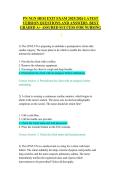 PN NGN HESI EXIT EXAM 2025&sol;2026 LATEST  VERSION QUESTIONS AND ANSWERS  BEST  GRADED A&plus; ASSURED SUCCESS FOR NURSING