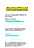 PN NGN HESI EXIT EXAM 2025&sol;2026 LATEST   VERSION QUESTIONS AND ANSWERS BEST   GRADED A&plus; ASSURED SUCCESS FOR NURSING