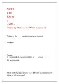 NUTR 280 Exam 3 JMU &ndash; Torisky Questions With Answers