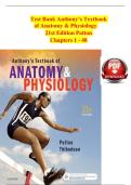 Anthony&rsquo;s Textbook of Anatomy & Physiology Test Bank &lpar;Patton & Thibodeau&comma; 21st Ed&rpar; &mdash; 2026 Updated &bull; 100&percnt; Exam Prep Guarantee