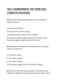 TMC COMPREHENSIVE TEST PAPER 2026 COMPLETE SOLUTIONS