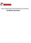 Complete Test Bank for Oral Pathology for the Dental Hygienist&colon; With General Pathology Introductions 8th Edition &lpar;2026&sol;2027&rpar; &ndash; Ibsen & Peters &ndash; All‑Chapter Oral Pathology Questions with Verified Answers&comma; Rationales & Board‑Style Practice for Dental Hygien