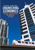 Engineering Economics Test Bank &lpar;5th Edition&rpar; &ndash; Financial Decision Making for Engineers &ndash; Multiple Choice & Short Answer Questions
