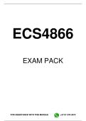 ECS4866 EXAM PACK 2026
