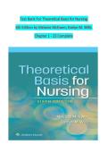 Theoretical Basis for Nursing Test Bank &lpar;Sixth North American Edition&rpar; &mdash; McEwen & Wills &mdash; 2026 Updated &bull; 100&percnt; Exam Prep Guarantee