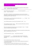 BIO 101 EXAM 3 Test Questions and Correct Answers&period;