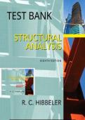 Structural Analysis&comma; 8th Edition Test Bank&comma; Hitler - Solutions Manual - All Chapters Covered Latest Edition A&plus; Guide Solutions &vert; 2026&sol;2027&period;