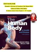 test bank memmlers structure and function of the human body 14th edition cohen
