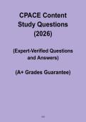CPACE Content Study Questions &ndash; Teacher Exam Prep 2026