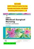 deWit&rsquo;s Medical-Surgical Nursing&colon; Concepts & Practice Test Bank &lpar;Fourth Edition&rpar; &mdash; Holly K&period; Stromberg &mdash; 2026 Updated &bull; 100&percnt; Exam Prep Guarantee