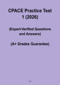 CPACE Practice Test 1 &ndash; Comprehensive Teacher Exam Prep 2026