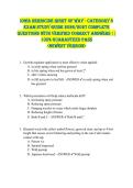 Iowa Herbicide Right of Way - Category 6  EXAM STUDY GUIDE 2026&sol;2027 COMPLETE  QUESTIONS WITH VERIFIED CORRECT ANSWERS &vert;&vert;  100&percnt; GUARANTEED PASS  <NEWEST VERSION> 