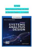 Systems Analysis and Design Test Bank &lpar;Twelfth Edition&rpar; &mdash; Scott Tilley &mdash; 2026 Updated &bull; 100&percnt; Exam Prep Guarantee
