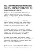 NSG 533 COMPREHENSIVE STUDY PACK 2023 FULL EXAM QUESTIONS AND SOLUTIONS ONE HUNDRED PERCENT VERIFIED