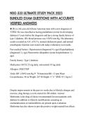 NSG 533 ULTIMATE STUDY PACK 2023 BUNDLED EXAM QUESTIONS WITH ACCURATE VERIFIED ANSWERS