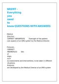 NREMT - Everything you need to know QUESTIONS WITH ANSWERS