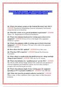 ELECTRICAL PLANS EXAMINER - E3 CERTIFICATION COMPLETE EXAM QUESTIONS AND CORRECT ANSWERS LATEST VERSION