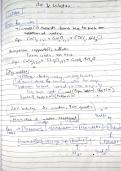 CIE IGCSE Chemistry - Air and Water &vert; A&ast; handwritten notes