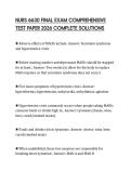 NURS 6630 FINAL EXAM COMPREHENSIVE TEST PAPER 2026 COMPLETE SOLUTIONS