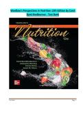 Test Bank for Wardlaw&rsquo;s Perspectives in Nutrition 12th Edition by Carol Byrd-Bredbenner &vert; Complete Chapter Coverage &vert; Exam-Ready & Fully Updated