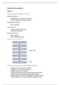 Samenvatting Sales