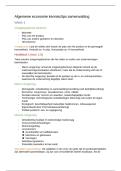 Algemene economie bundel
