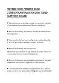 PESTICIDE CORE PRACTICE EXAM CERTIFICATION EVALUATION 2026 TESTED QUESTIONS SOLVED