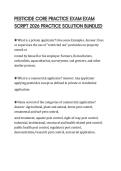 PESTICIDE CORE PRACTICE EXAM EXAM SCRIPT 2026 PRACTICE SOLUTION BUNDLED
