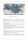 Samenvatting Mens en omgeving &lpar;Sociale psychologie&rpar;