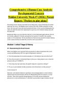 Comprehensive i-Human Case Analysis&colon; Developmental Concern Walden University Week &num;7 &lpar;2026&rpar; &vert; Parent Report&colon; "Prefers to play alone"