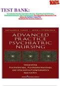 TEST BANK&colon; For Dvanced Practice Psychiatric Nursing&colon; Integrating Psychotherapy&comma; Psychopharmacology&comma; And Complementary And Alternative Approaches First  Edition By Kathleen Tusaie Phd Questions And Answers Graded A&plus;