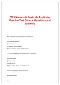 2025 Minnesota Pesticide Applicator Practice Test &ndash; General Questions & Answers