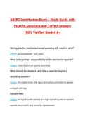 AAERT Certification Exam Questions with Correct Answers Pass the Exam&comma; 100&percnt; Verified &lpar;2026 &sol; 2027&rpar; Graded A&plus;