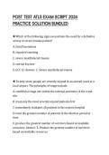 POST TEST ATLS EXAM SCRIPT 2026 PRACTICE SOLUTION BUNDLED