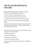 POST TEST ATLS FINAL PAPER 2026 FULL STUDY GUIDE