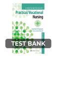 Contemporary Practical&sol;Vocational Nursing 9th Edition by Kurzen &ndash; Test Bank 2026