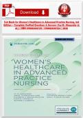 Test Bank for Women&rsquo;s Healthcare in Advanced Practice Nursing&comma; 3rd Edition by Ivy M&period; Alexander et al&period; &vert; ISBN 9780826167217 &sol; 9780826167224 &vert; All Chapters &vert; 2026 A&plus;