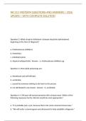 NR 511 MIDTERM QUESTIONS AND ANSWERS &vert; 2026 UPDATE &vert; WITH COMPLETE SOLUTION