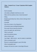 Client - Centered Care 1&colon; Exam 1 Questions With Complete Solutions