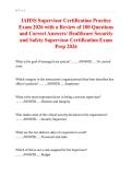  IAHSS Supervisor Certification Practice Exam 2026 &ndash; 100 Questions & Answers &ndash; Healthcare Security Leadership Study Guide