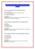 CERTIFIED HEMODIALYSIS BIO-MEDICAL TECHNICIAN &lpar;CHBT&rpar; EXAM QUESTIONS AND ANSWERS NEW RELEASE WITH DETAILED STUDY MATERIALS