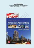 SOLUTION MANUAL Fundamentals of Financial Accounting 6th edition By Phillips Robert All Chapters &lpar;1-13&rpar; Covered